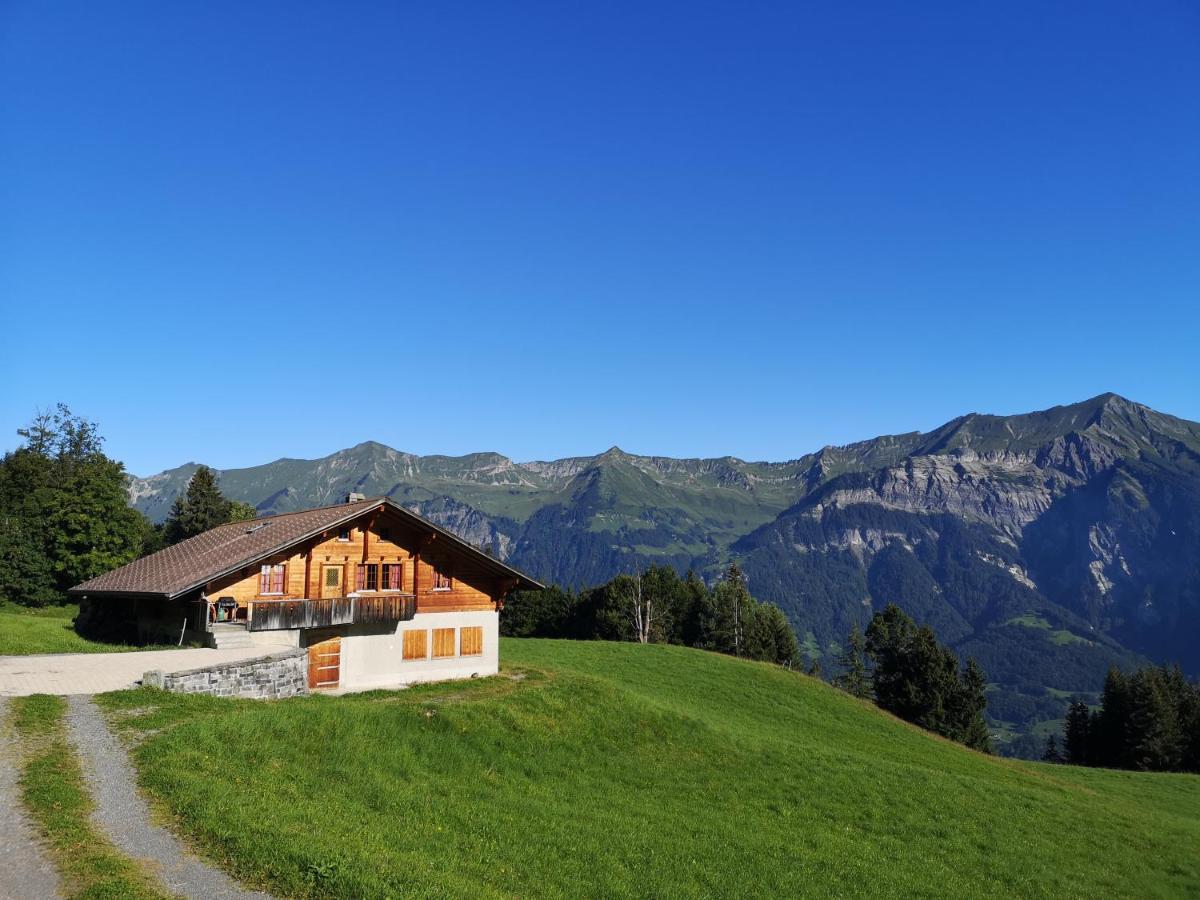 Chalet mit Alpenambiente Axalp Brienz  Buitenkant foto