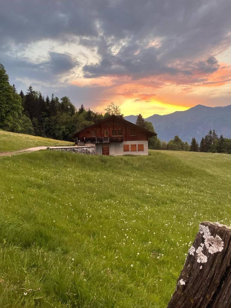 Chalet mit Alpenambiente Axalp Brienz  Buitenkant foto